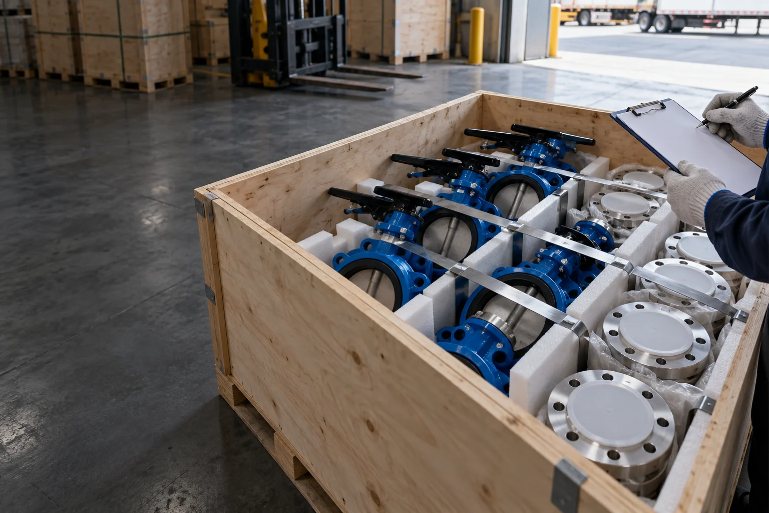 Protect each part to its destination.