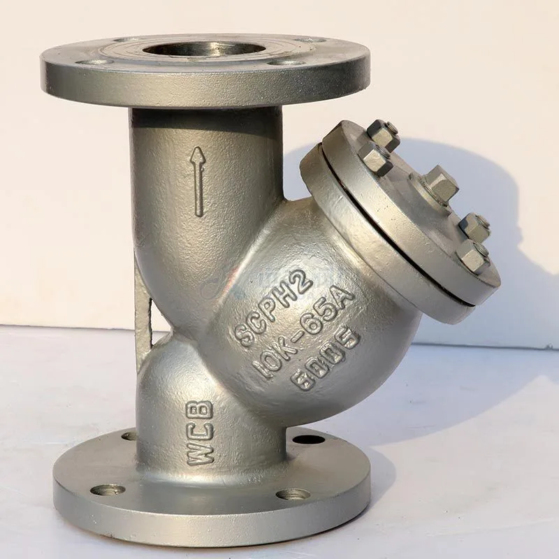 JIS 法兰式碳钢Y型过滤器